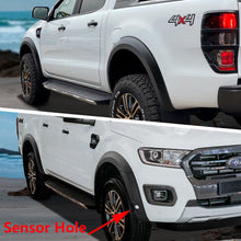 4pcs Slim Fender Flares Matte Black Guard For Ford Ranger PX3 MK3 2019-2022 Wildtrak Dual Cap