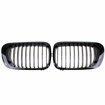 Gloss Black Kidney Front Grill For BMW E46 325Ci 330Ci 2-Door Coupe/Convertible 1999-2002