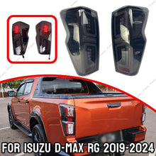 Smoked LED Tail Lights Rear Lamp Pair For Isuzu D-Max DMax RG 2020-2024