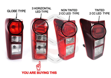 Pair LH+RH Tail Light Lamp 3HB ( With Globe) LED For Isuzu D-Max 2012-2014