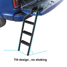 360° Rotated Foldable Tailgate Ladder Step For Toyota Hilux N70 N80 SR5 Ford Ranger Wildtrak Raptor