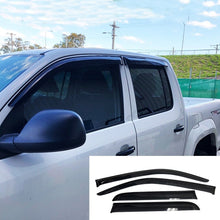 Premium Weather Shields 4 PCS For Volkswagen VW Amarok 2009-2020 Dual Cab Black