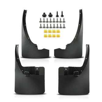 4pcs Front Rear Mud Flaps Splash Guards for Nissan Navara D40 2005-2012 PP+TPO