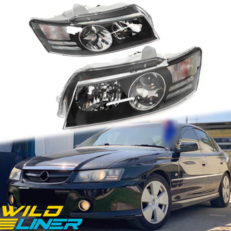 Pair Headlights Projector For Holden Commodore VZ 2004-2007