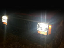 Pair 7x6 5x7 LED Headlight Hi/Lo Beam With DRL For Toyota LandCruiser 75 78 79 Hilux LN106 H6054