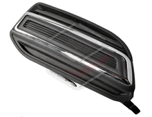 Pair LH+RH Fog Light Bezel Cover Black For Ford Falcon FG Series 2 MKII XT 2011-2014