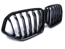Glossy Black Single Slat Front Kidney Grille Grill for BMW X6 G06 2020-2023 fg116