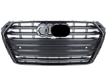 Gloss Black S4 Style Front Bumper Grille For Audi A4 S4 B9 2017–2019