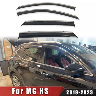 Chromed Weather Shields for MG HS 2019-2023 Tinted Weathershields Window Visors