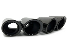 Gloss Black Exhaust Tips Tailpipe For 2017-2022 Porsche Panamera 971 et158