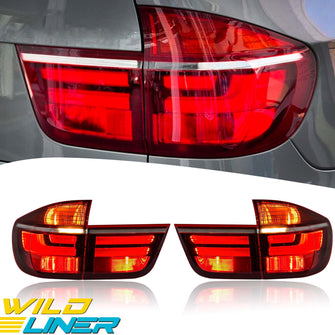 Pair LED Sequential Tail Lights Rear Lamps Assembly for BMW X5 E70 2007-2013