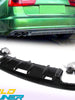 S6 Look Rear Diffuser + Black Exhaust Tips For AUDI A6 C7.5 Sedan S-Line 2016-2018 di130