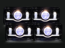 4x6" LED Headlights Angel Eye for Toyota Landcruiser 60/80 Series Nissan Patrol MQ / MK Series