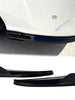 Gloss Black Rear Bumper Splitter Side Flaps For Mercedes W205 Sedan C300 C450 AMG 2015-2021