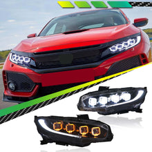 LED Headlights Assembly Front Lamp Turn Signal DRL for Honda Civic 2016-2021