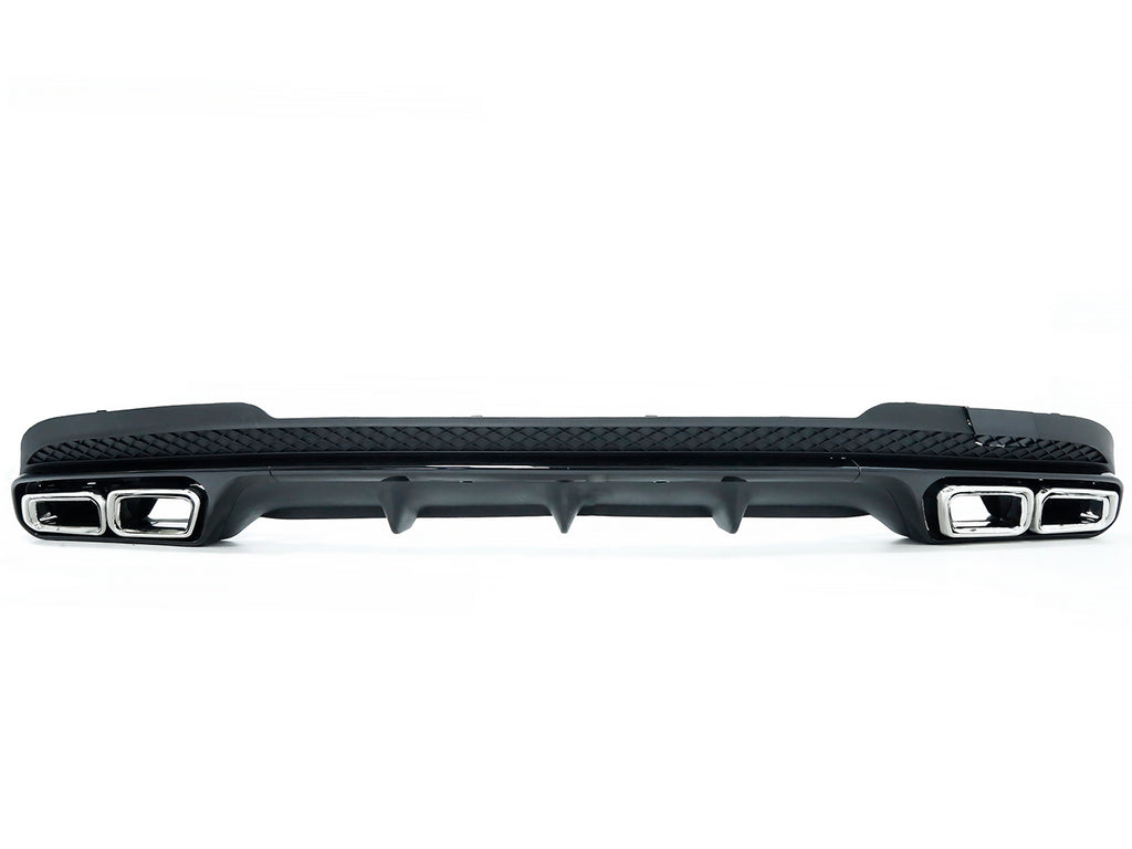 E63 Style Rear Diffuser & Chrome Exhaust Tips - Mercedes W212/S212 AMG ...