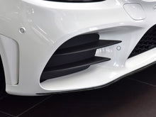 Gloss Black Front Lip Molding Trims for 2019-2021 Mercedes W205 C205 c250 c300 c43 AMG