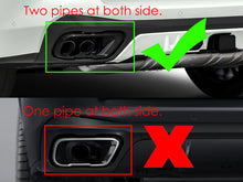 Left+Right For 2019+ BMW X5 G05 X6 G06 X7 G07 M-Sport Black Exhaust Tips Muffler Tips