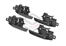 4pcs/Set Door Handle Inner Black For Mitsubishi Triton MQ 2015-2018