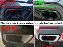Left+Right For 2019-2024 BMW X5 X6 G05 G06 X7 G07 Rear Bumper Tail Exhaust Pipe