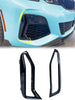 Front Bumper Side Grill Trims Black For BMW 3-Series G20 G21 M340i 2019-2022