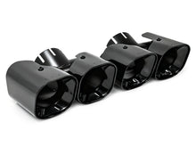 Kahn Style Black Quad Exhaust Tips Land Rover Defender 90/110/130 ( For 3.0L ONLY)