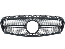 Black Diamond Front Grill for Mercedes W176 2016 2017 2019 LCI w/o Camera