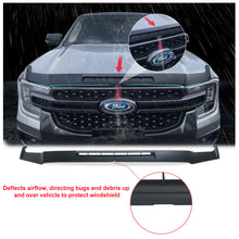 Black Bonnet Protector Stone Guard Cover For Ford Ranger Raptor Next Gen 2022+