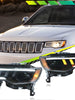 LED Headlights Assembly Front Lamps Turn Signal DRL for Jeep Cherokee 2017-2021