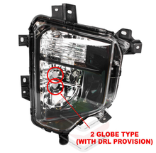 Pair LH+RH Fog Light Spot Driving Lamp 3 Globe (With DRL) For Mitsubishi Triton MR 2018-2023