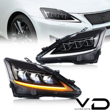 LED Headlights For 2006-2012 Lexus IS250/C IS350/C IS220d Sedan Projector DRL Lamps