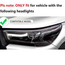 Headlight Cover Head Light Lamp Trim For Toyota Hilux 2021 2022 2023+ SR5 Rogue