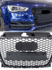 Gloss Black Sport Mesh Honeycomb Front Grille For Audi A3/S3 8V 2013–2016