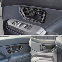 4pcs / Set Carbon Fiber ABS Inner Door Handle Trim For Toyota Land Cruiser FJ 2026+