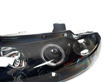 Angel Eye Headlights Head Light (Black Projector with Halo Ring)  For Holden Statesman WH 1999.06-2003.05