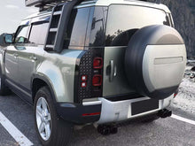 Kahn Style Black Quad Exhaust Tips Land Rover Defender 90/110 2.0 3.0