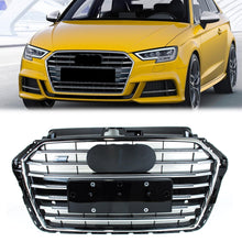 Chrome S3 Style Front Grille For Audi A3 S3 8V 2017–2020 Front Bumper Grill