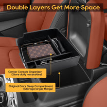Car Centre Console Armrest Storage Box Tray For 2021-2025 Kia Carnival