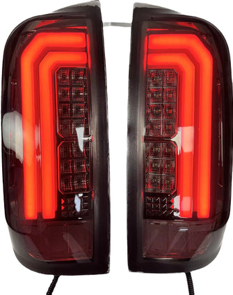 Smoked LED Tail Lights Rear Lamp For Nissan Navara NP300 D23 2015-2019