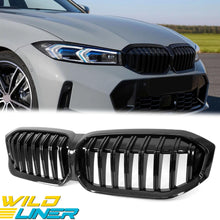 For 2023+ BMW 3-Series G20 Sedan Gloss Black Front Kidney Grille Grill