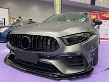Gloss Black GT Front Bumper Grill for Mercedes A-class W177 V177 A200 A250 A35 AMG 2019-2023 pz48