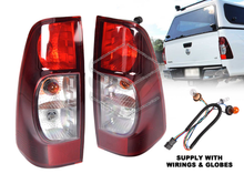 Pair LH+RH Tail Light Lamp (Tinted) For Holden Rodeo RA LX DX Ute 2006-2008