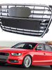 S4 Style Chrome Front Bumper Grille For Audi A4 S4 B8.5 2013–2016