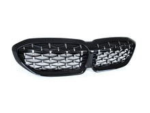 Chrome Diamond Front Kidney Grille Grill for BMW G20 G21 2019-2022 fg131