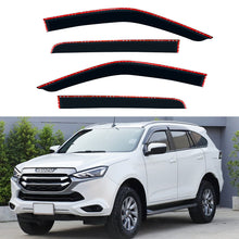 Tinted Black Weather Shields Weathershields for ISUZU MU-X MUX RJ 2021-Onwards Dual