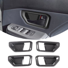 4pcs / Set Carbon Fiber ABS Inner Door Handle Trim For Toyota Land Cruiser FJ 2026+