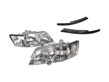 Pair Headlight + Eyelids For Holden Commodore VY Executive Acclaim S 2002 2003