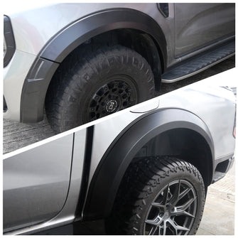 Fender Flares Set For Next-Gen Ford Ranger Wildtrak 2022-2025 Wheel Arch Guard (No Sensor)