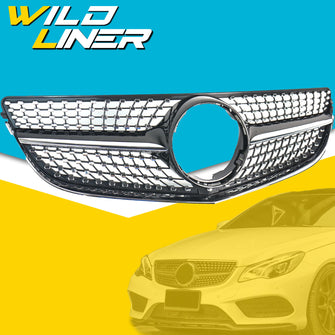 Diamond Front Bumper Grill for Mercedes W207 A207 C207 Coupe 2014-2017 fg187
