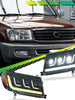 LED Headlight Assembly For Toyota Land Cruiser LC100 1998-2007